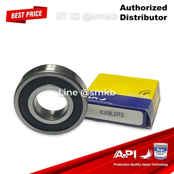 API & NB 6308-2RS 6308DD 6308 ฝายาง 40x90x23 ปิดยาง ตลับลูกปืนเม็ดกลมร่องลึก ฝายาง 2 ข้าง (40mm X 90mm X 23mm) API & NB 6308-2RS 6308DD 6308 ฝายาง 40x90x23 ปิดยาง ตลับลูกปืนเม็ดกลมร่องลึก ฝายาง 2 ข้าง (40mm X 90mm X 23mm)