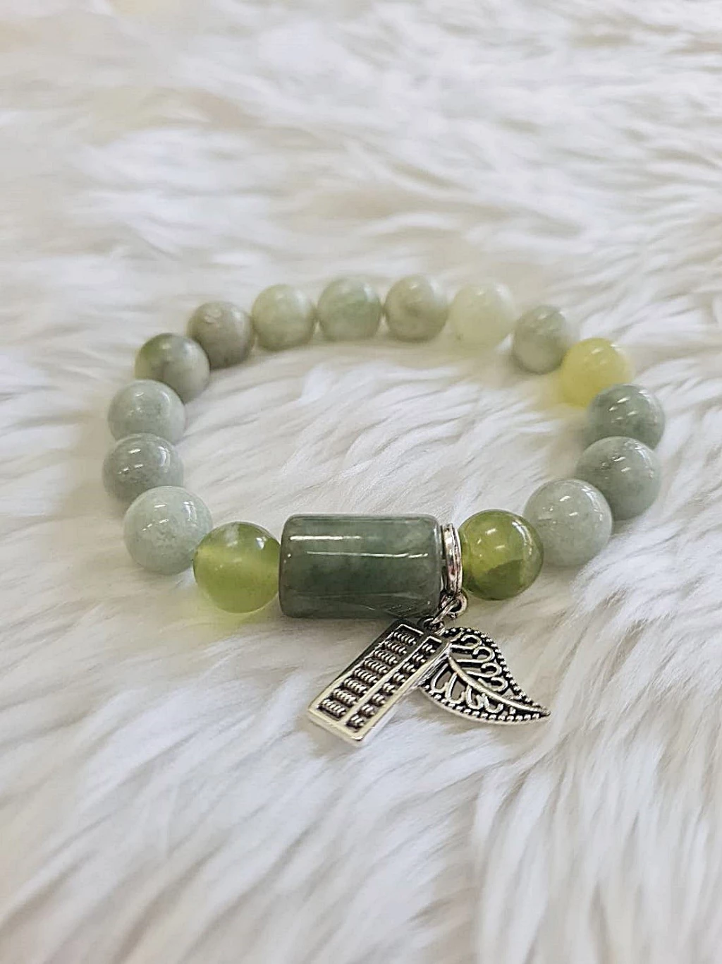 (013) กำไลหินหยกพม่า เซอร์เพนทีน ขนาด 10 มิล 270.- (โชคลาภ เงินทอง สติปัญญา ขับไล่พลังงานลบ) ขนาดข้อมือแจ้งระบุทางแชทได้เลยค่ะ