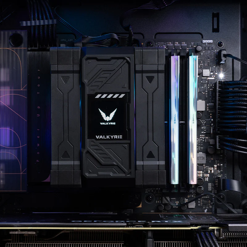 CPU AIR COOLER VALKYRIE AL125-L TDP 235W IPS SCREEN ARGB BLACK