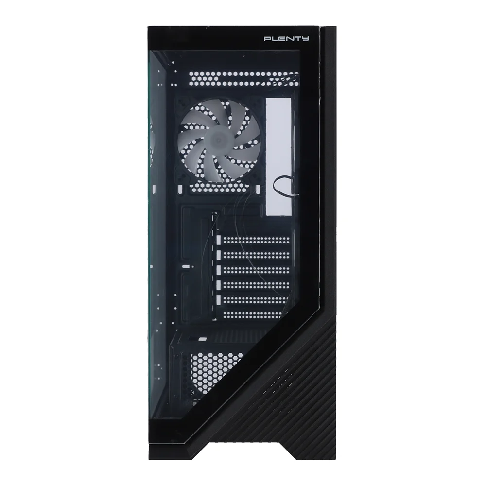 CASE PLENTY AR17 ARGB TG - BLACK (FANx4)