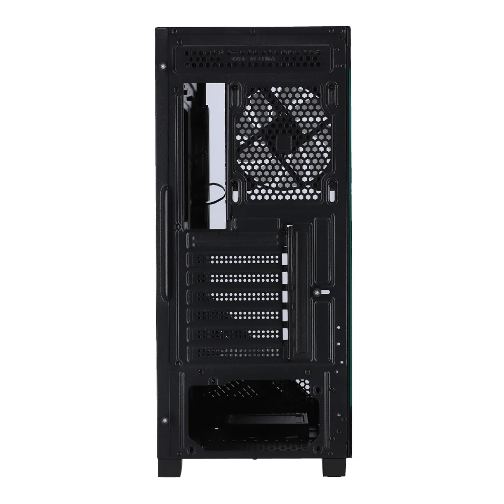 CASE PLENTY AR17 ARGB TG - BLACK (FANx4)