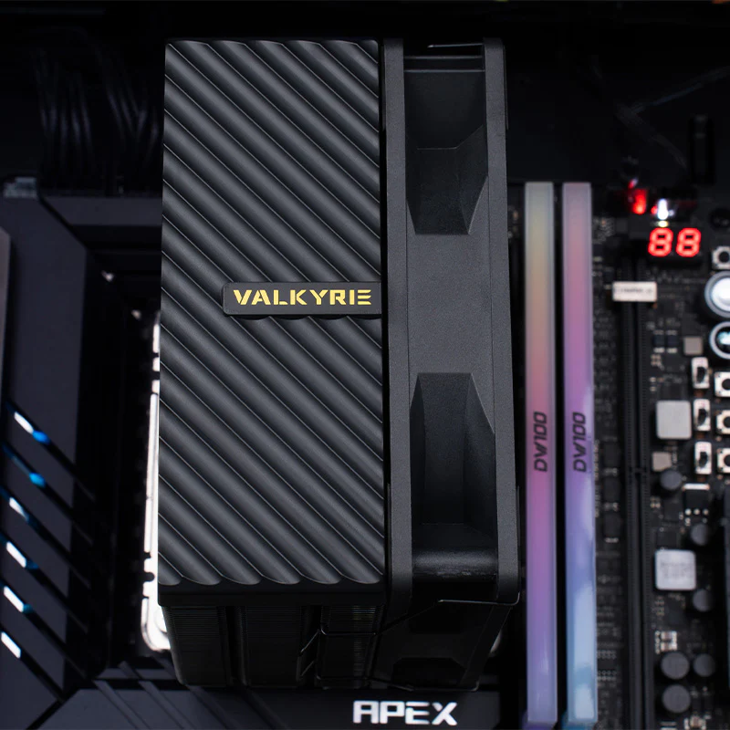 CPU AIR COOLER VALKYRIE AQ125 SERIES TDP 235W - BLACK