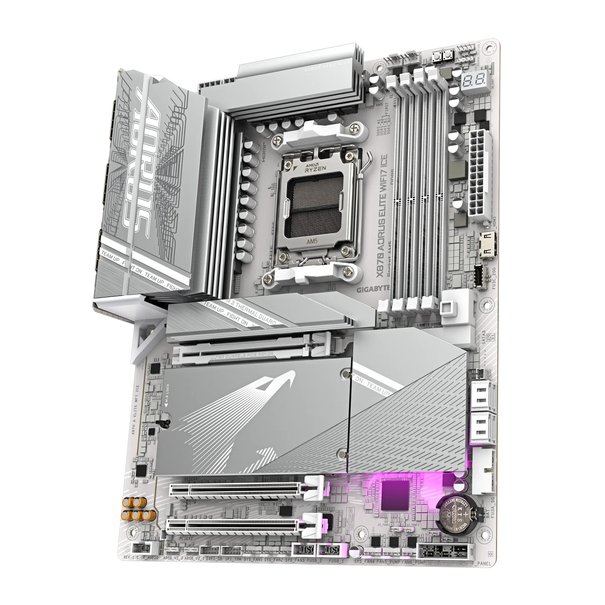 MAINBOARD GIGABYTE X870 AORUS ELITE WIFI7 ICE (AM5/DDR5)