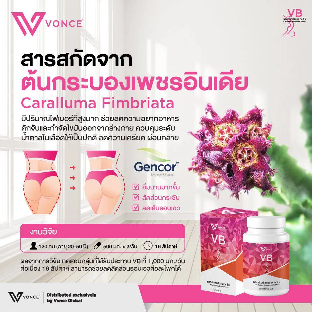 ผลิตภัณฑ์เสริมอาหารVB วีบี VB อาหารเสริมลดน้ำหนัก เร่งเผาผลาญไขมัน บล๊อกแป้ง บล๊อกน้ำตาล ลดความอยากอาหาร ลดไขมันหน้าท้อง ไม่โยโย่ ลดต้นแขน ต้นขา บล๊อกเบริน์ไขมัน ลดน้ำหนัก ลดความอ้วน ลงพุง พุงยุบ สลายไขมัน