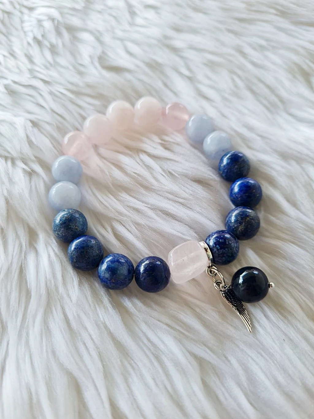 (008) กำไลหินประจำวันเกิด (วันศุกร์) กำไลหินแท้ ขนาด 10 มิล เสริมทุกด้าน (ขนาดข้อมือระบุทางแชทได้เลยค่ะ)