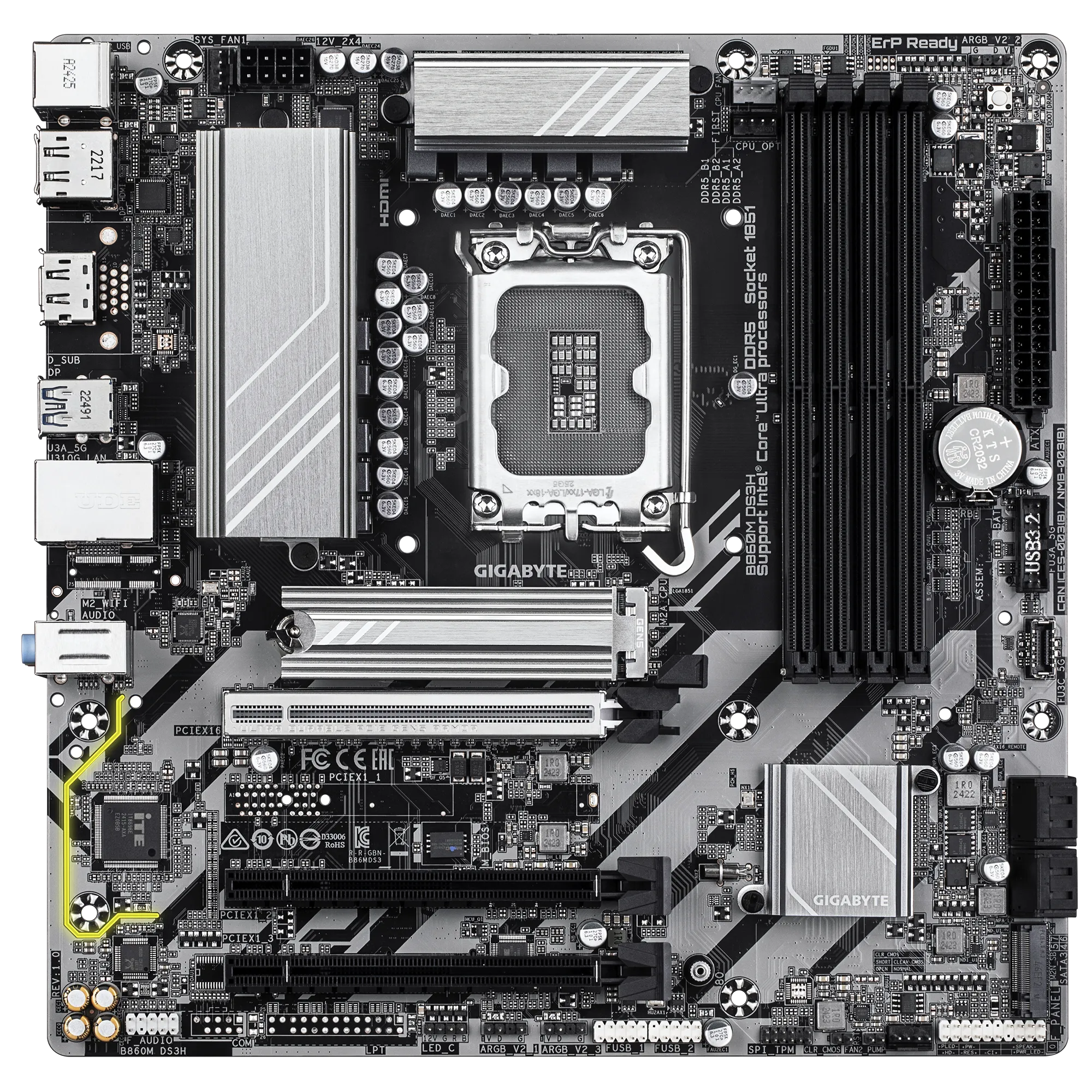 1851 GIGABYTE B860M DS3H Rev1.0 DDR5