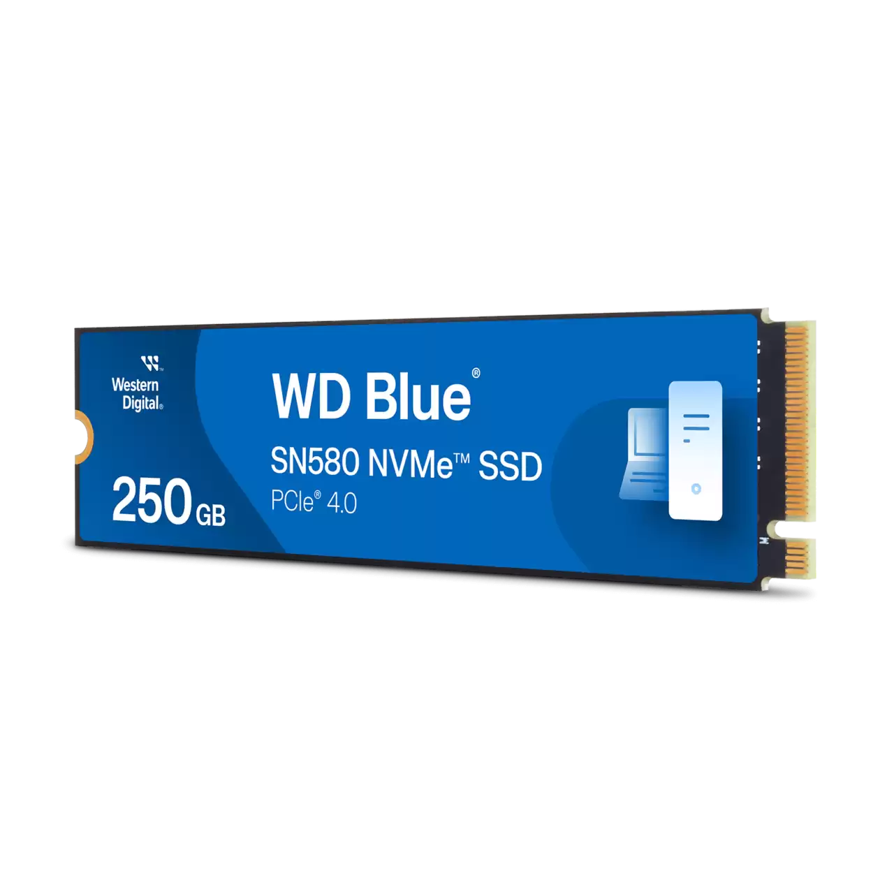 SSD M.2 WD BLUE SN580 - 500GB PCIe 4.0 NVMe R/4000MBs 5Y
